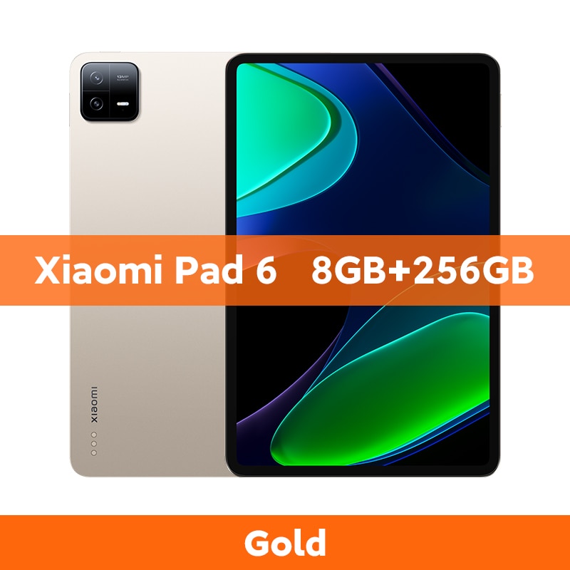 Weltpremiere Xiaomi Pad 6 Global Version 128 GB/256 GB, Snapdragon 870 Prozessor 144 Hz WQHD+ 8840 mAh, 33 W Schnelllade-Tablet