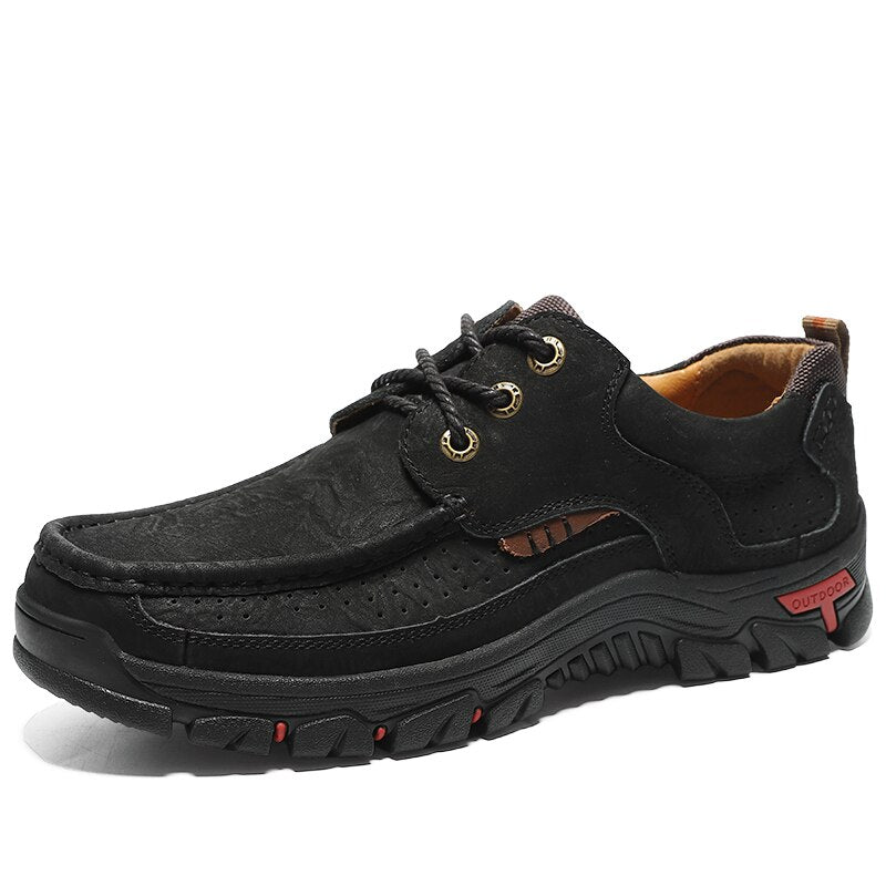Männer Casual Kuh Lederschuhe, Hohe Qualität Vintage 100% Echtes Lederschuhe