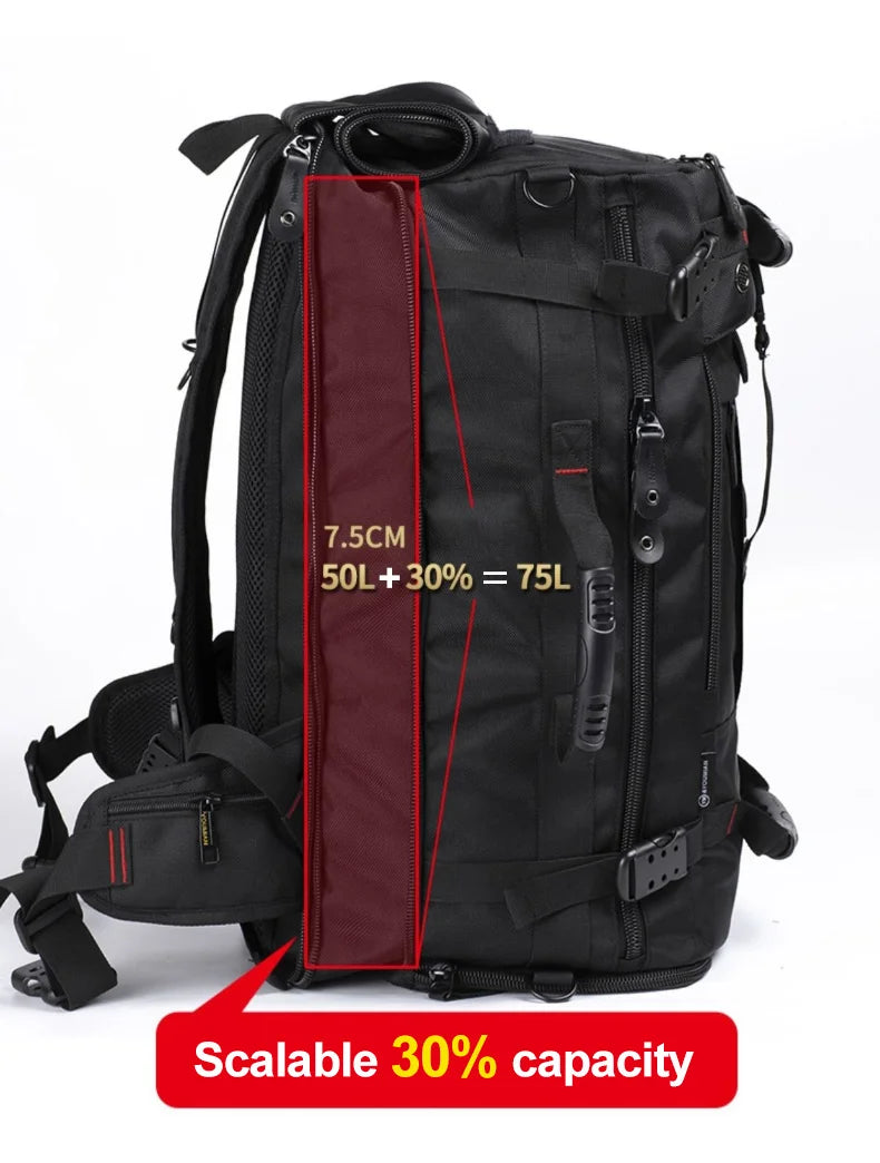 50L 70L Travel Fitness Training Backpack Large Capacity Multifunction Luggage Bag Waterproof Men Outdoor Hiking Trekking PackXA8