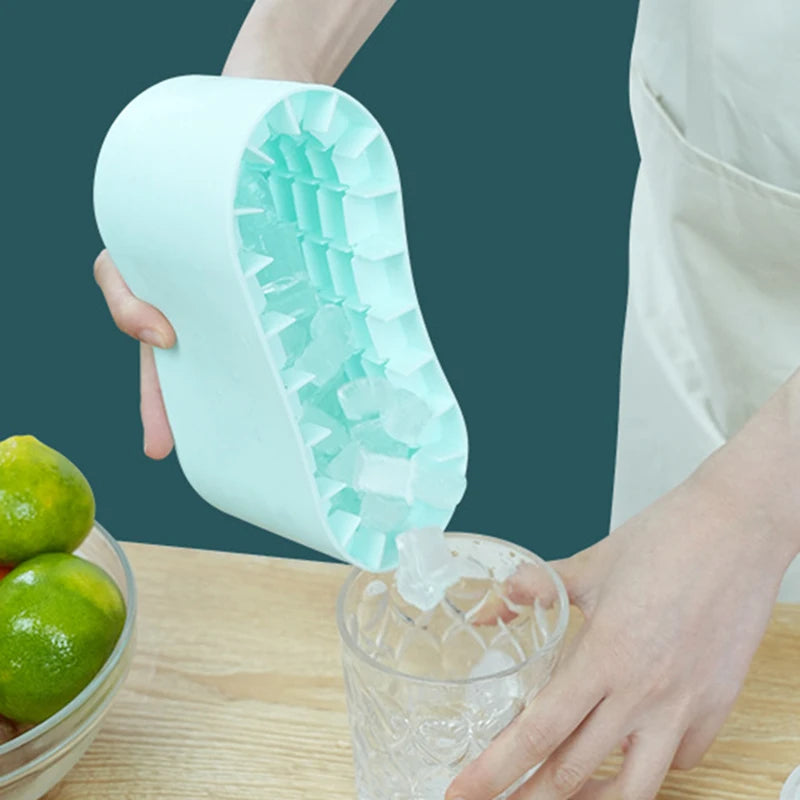Kreative runde Silikon Ice Cube, Eis -Eimer für den Sommer