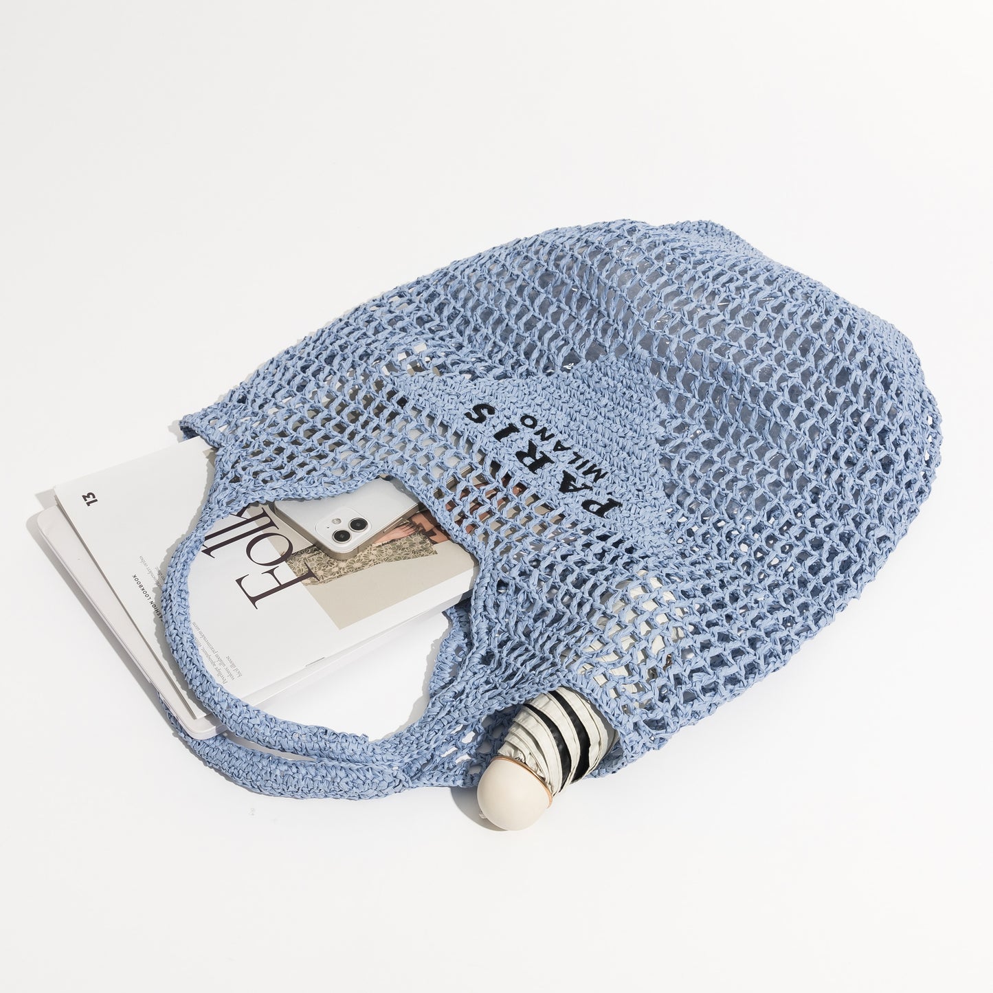 Luxus Design Frauen Geflochtene Bast Stroh Tasche Große Kapazität, Sommer Strandurlaub Schultertasche