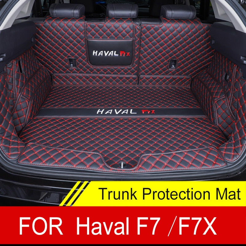 Benutzerdefinierte Kofferraummatten für Haval F7 F7X, Langlebige Cargo-Liner Kofferraumteppiche Zubehör Innenabdeckung