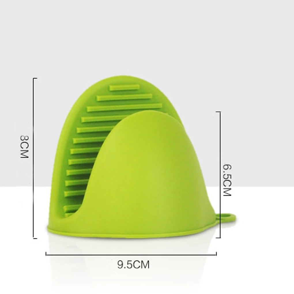 1PC Silikon Anti-verbrühungen Ofenhandschuhe, Topflappen für Küche aus Silikon