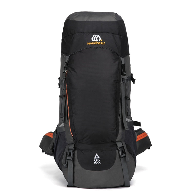 65L Camping Rücksack Große Kapazität, Outdoor Wasserdichte Rücksachtasche für Bergsteiger
