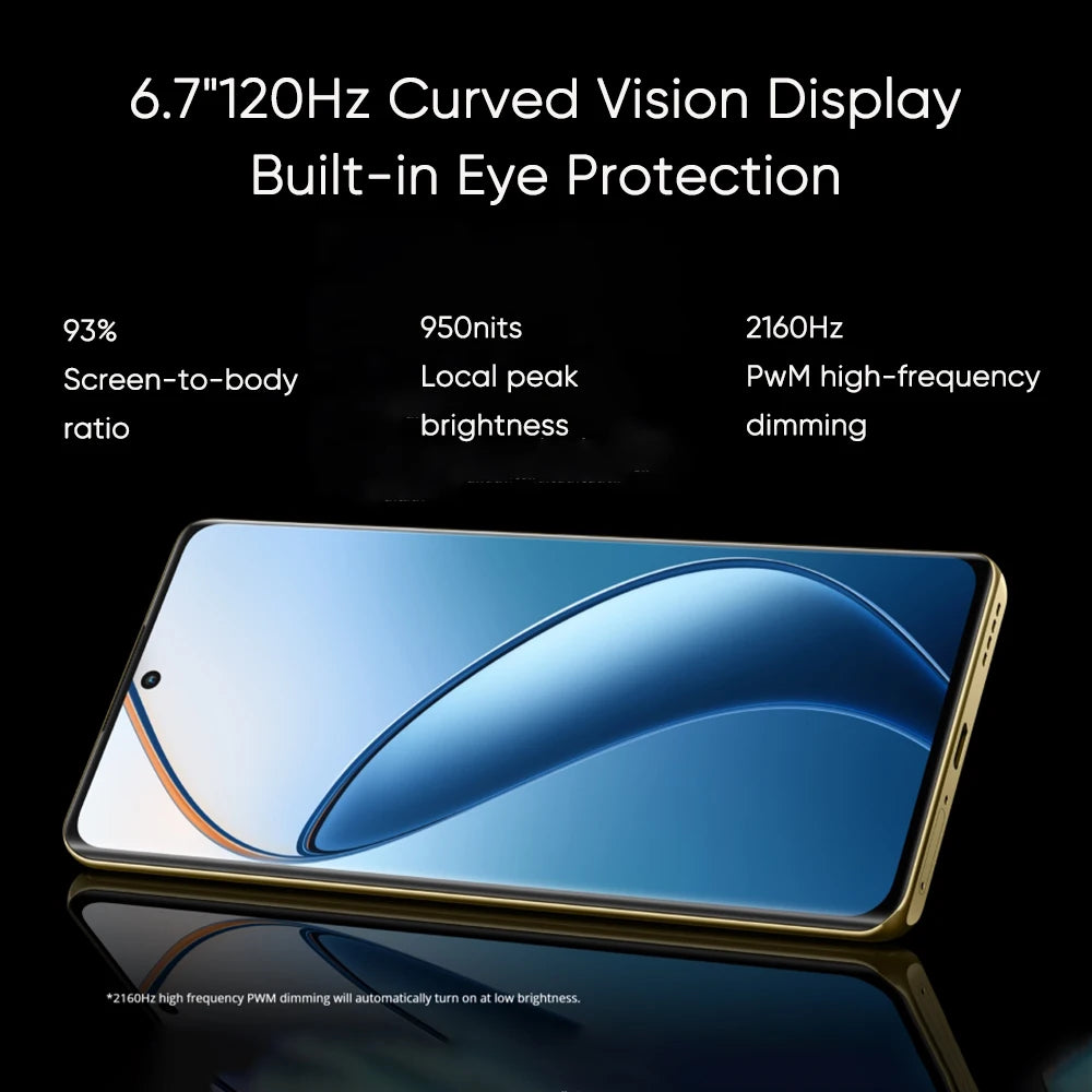 Global ROM Realme 12 Pro 5G 6.7" 120Hz 5000mAh Battery 67W 50MP Rear Three Cameras Snapdragon® 6 Gen 1 Octa Core NFC