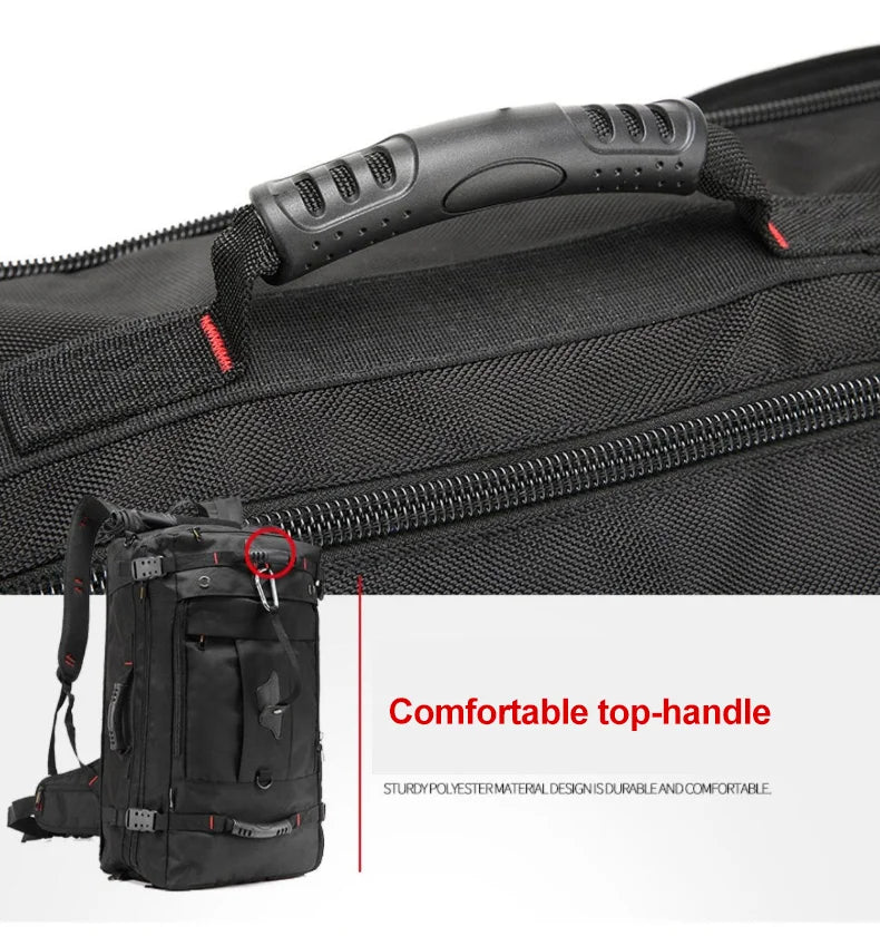 50L 70L Travel Fitness Training Backpack Large Capacity Multifunction Luggage Bag Waterproof Men Outdoor Hiking Trekking PackXA8