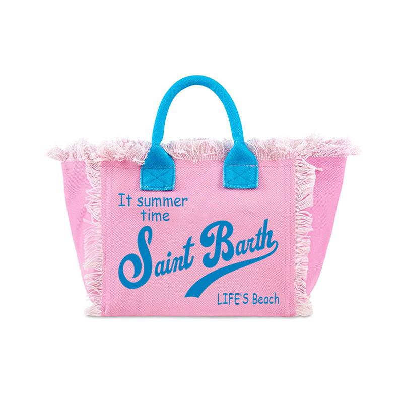 Saint Barth Gedruckte Damen Handtasche, Gedruckte Reisetasche Große Kapazität, Design Sommer Freizeit-Urlaub Quaste