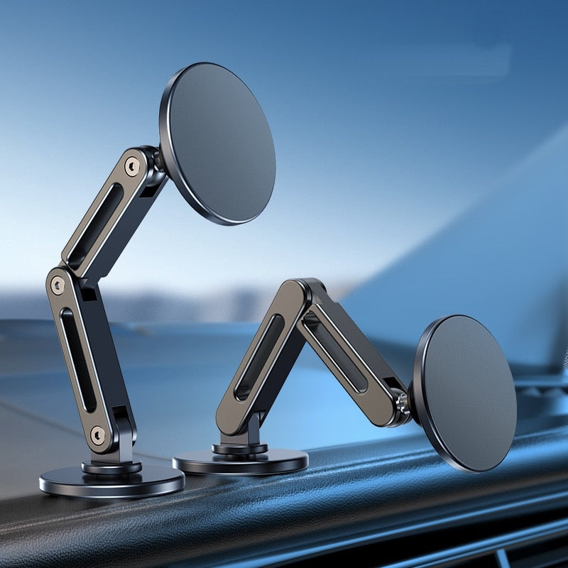 Magnetische Autotelefonhalterung mit 360° Rotation, faltbarer Telefonständer für iPhone 14, 13, 12, 11 Pro Max, Samsung S23, Xiaomi