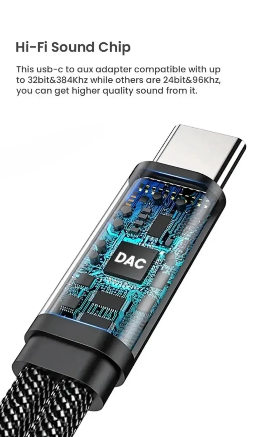 XIKCU 2 in 1 USB C to 3.5mm Headphone and Charger Adapter USB C PD 3.0 Port to Aux Audio Jack Fast Charging Dongle Cable Cord
