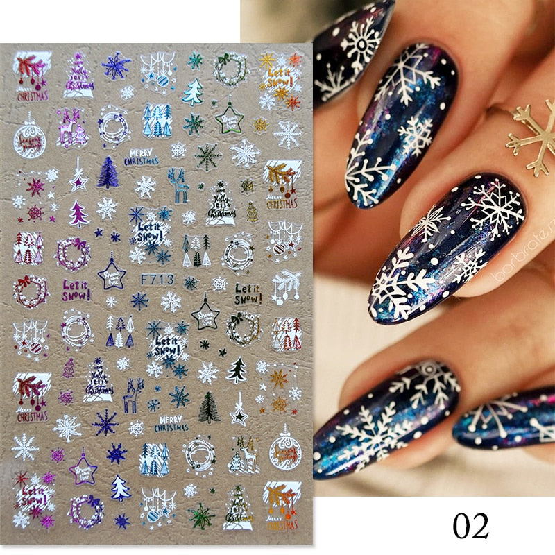 1PCS 3D Nagelzubehör, Maniküre-Nagelteile, Nageldekoration mit Liebes-Herz Aufkleber