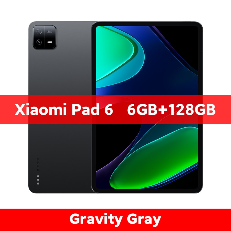 Weltpremiere Xiaomi Pad 6 Global Version 128 GB/256 GB, Snapdragon 870 Prozessor 144 Hz WQHD+ 8840 mAh, 33 W Schnelllade-Tablet