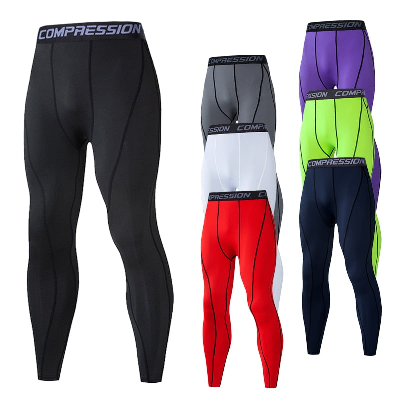 Herren-Kompressions-Jogginghose, Sporthose für Fitnessstudio, Laufen, Jogging, Trainingshose