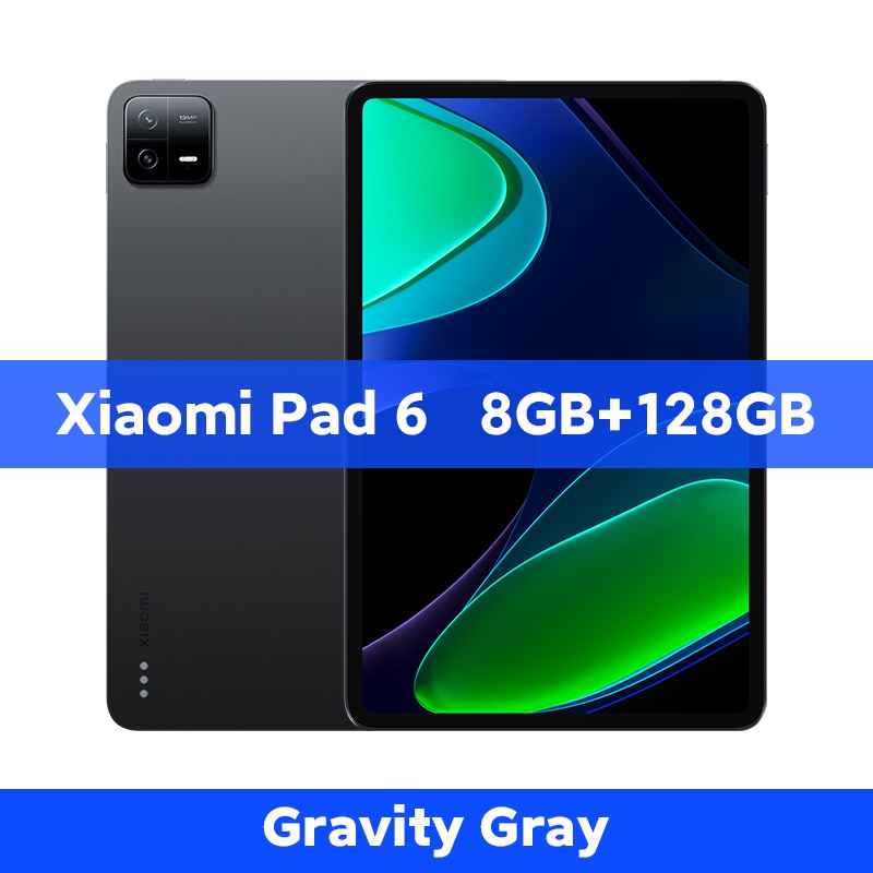 Weltpremiere Xiaomi Pad 6 Global Version 128 GB/256 GB, Snapdragon 870 Prozessor 144 Hz WQHD+ 8840 mAh, 33 W Schnelllade-Tablet