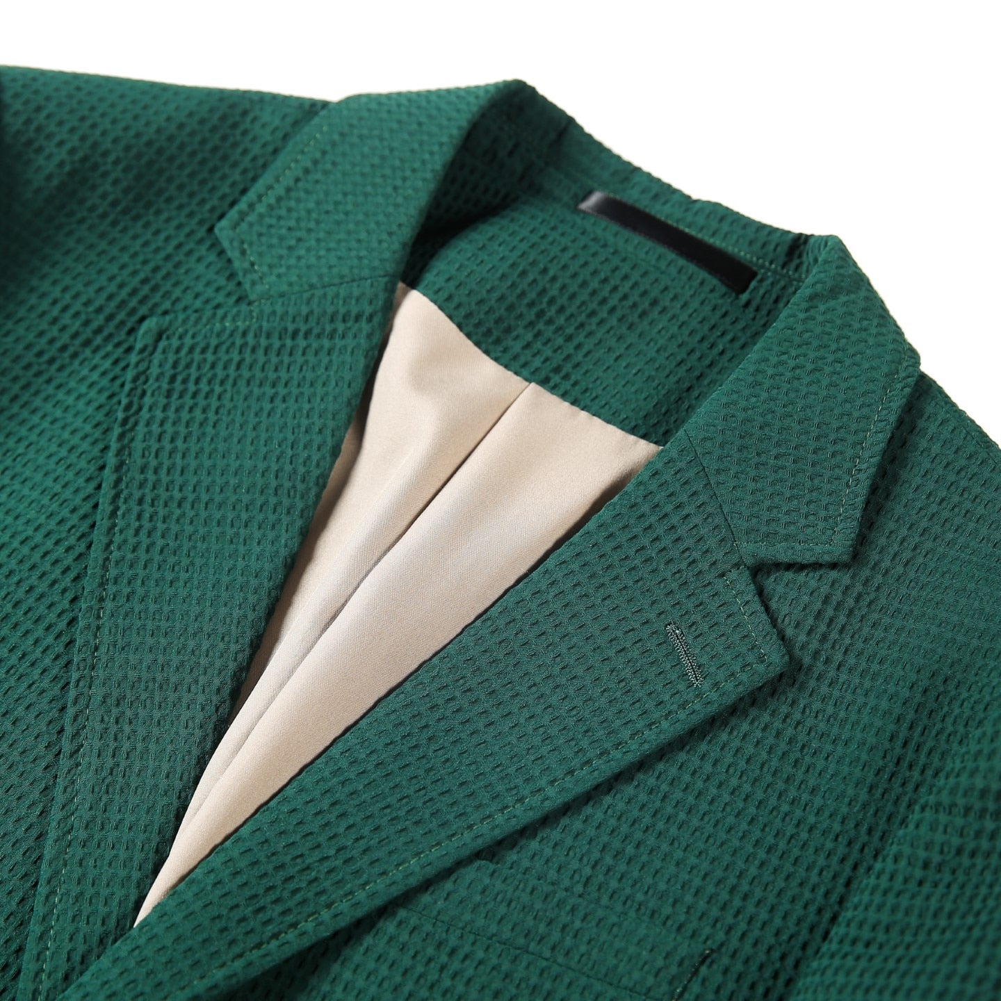 2023 Neuankömmling Herrenanzug Waffeljacke Blazer Wollmantel im Hahnentrittmuster für Herbst und Winter, Waffelkarierter Anzug