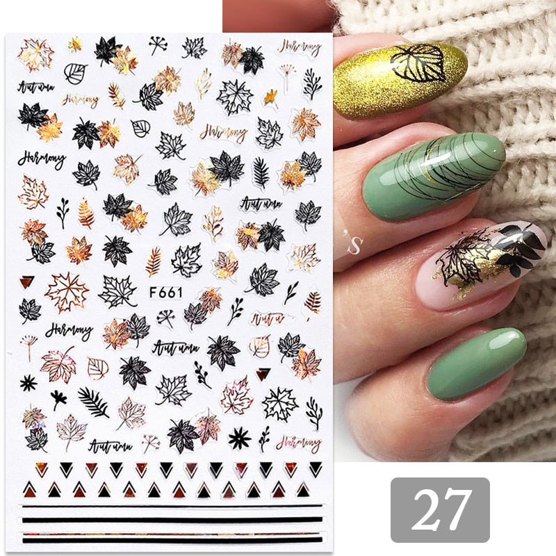 1PCS 3D Nagelzubehör, Maniküre-Nagelteile, Nageldekoration mit Liebes-Herz Aufkleber