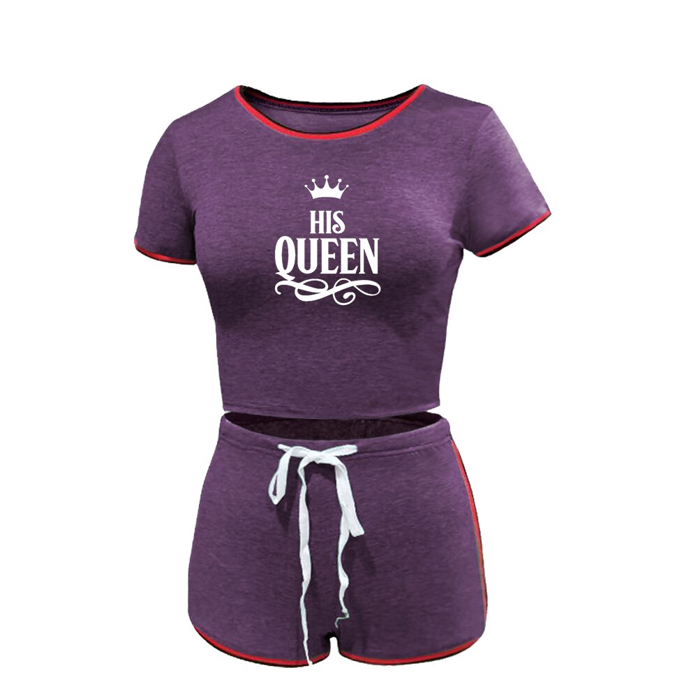 2-teilige Shorts-Sets für Damen-Outfits, kurzärmelige Trainingskleidung, Sportbekleidung für den Sommer