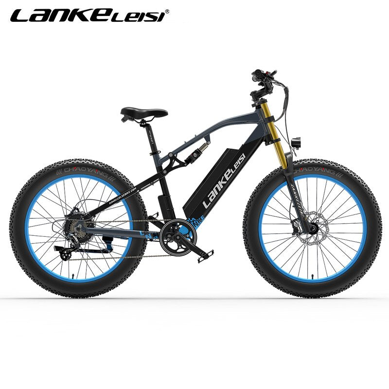 2023 Neues Elektrofahrrad 1000 W bürstenloser, Hochgeschwindigkeitsmotor Mountain EBike 48V16AH
