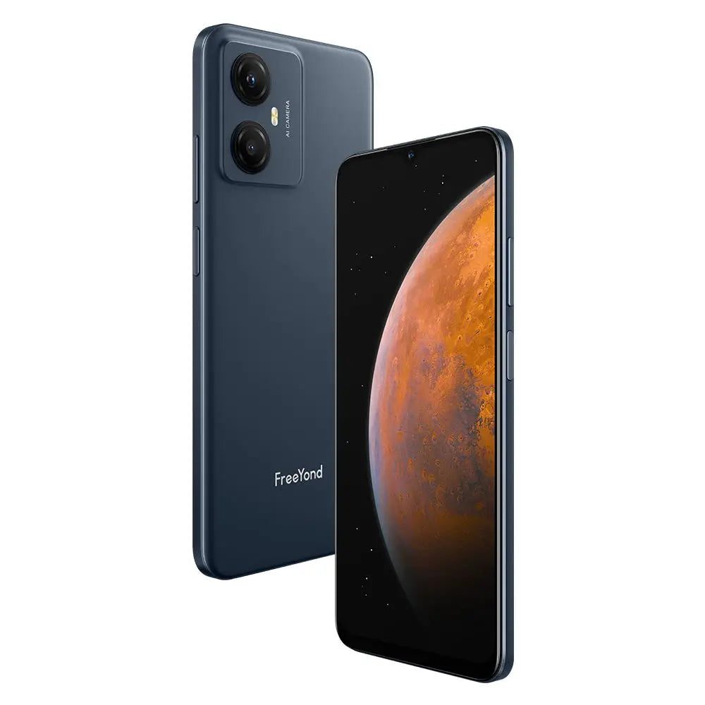 FreeYond-F9 Dual SIM Android Smartphone, 64GB, 6.52 "HD + Screen, Octa Core, 13MP Dual Camera, 5000mAh