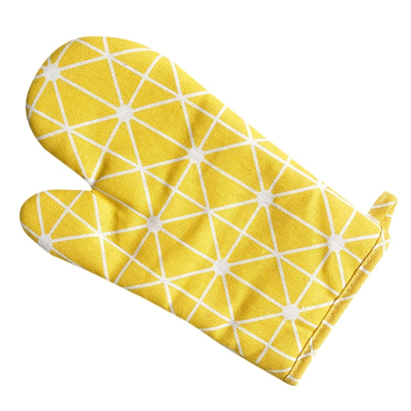 Ofenhandschuhe mit Cartoon-Motiv, 3D-Katzenpfoten, hitzebeständig, rutschfest, Backhandschuhe, lange Baumwoll-Küchen- und Mikrowellen-Isolierhandschuhe