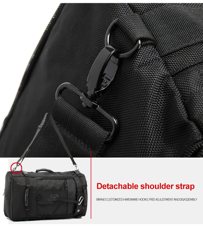 50L 70L Travel Fitness Training Backpack Large Capacity Multifunction Luggage Bag Waterproof Men Outdoor Hiking Trekking PackXA8