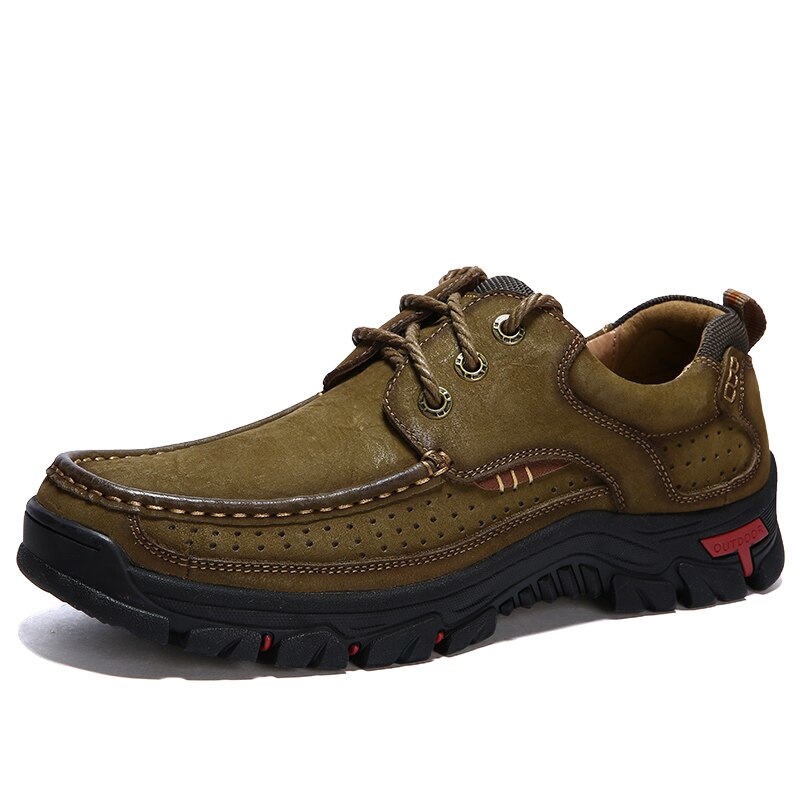 Männer Casual Kuh Lederschuhe, Hohe Qualität Vintage 100% Echtes Lederschuhe