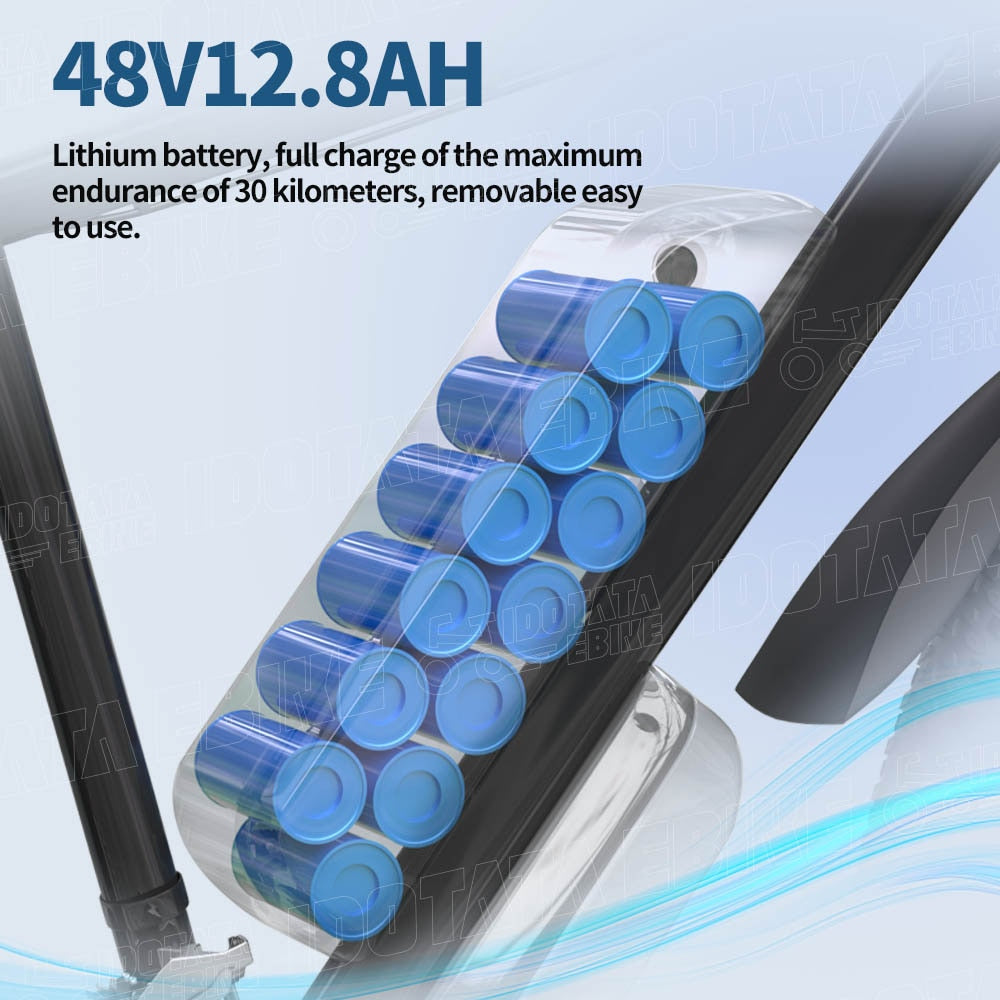 S26 Elektrofahrrad 48V 12,8 Ah Lithiumbatterie 500 W, Erwachsenes Berg-Elektrofahrrad 21 Geschwindigkeiten, 36 V 24 MPH Fahrrad 26 Zoll E-Bike