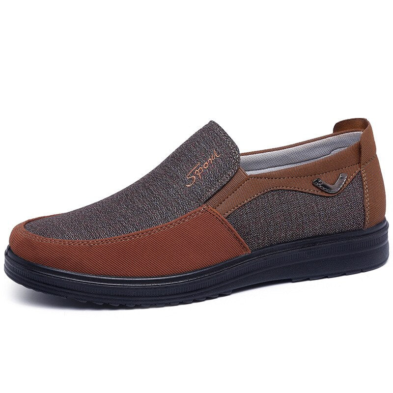 Herren Klassische Sommerschuhe, Atmungsaktive Flache Männer Schuhe Plus Größe