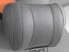 Wissenschaftlich entwickeltes Memory Foam-Auto-Nackenkissen und Lendenkissen-Set mit weichem, bequemem Material für eine entspannte Reise