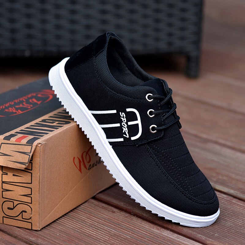 Neue Herren Leinwand Schuhe, Leichte Sport Schuhe Casual Mesh Atmungsaktive Vulkanisierte Schuhe