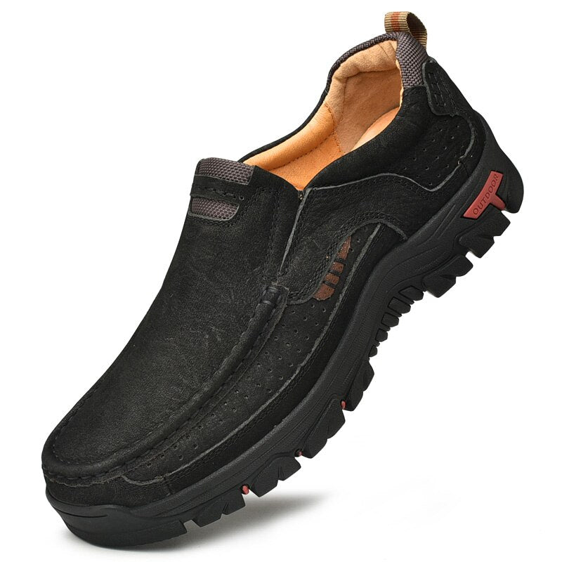 Männer Casual Kuh Lederschuhe, Hohe Qualität Vintage 100% Echtes Lederschuhe