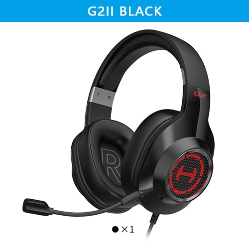 Edifier G2II Gaming-Headset, Gamer-Kopfhörer, kabelgebundenes Headset, 50-mm-Treiber, 7.1-Surround-Sound, RGB-Licht, Mikrofon mit Geräuschunterdrückung