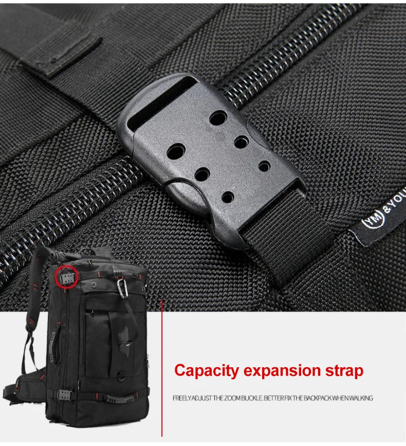 50L 70L Travel Fitness Training Backpack Large Capacity Multifunction Luggage Bag Waterproof Men Outdoor Hiking Trekking PackXA8