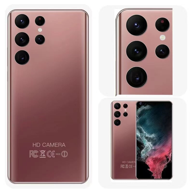 Mobiltelefone S23 Ultra 6,8 Zoll HD-Bildschirm Smartphone, Original 5G Dual Sim Android entsperrtes 72MP 6800mAh Handy