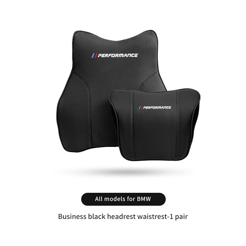 Leder Auto Kopfstütze, Nacken Kissen, Lenden Unterstützung, Auto-Protector Kissen für BMW, G30, F10, F30, g20
