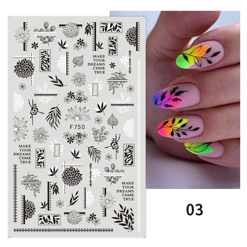 1PCS 3D Nagelzubehör, Maniküre-Nagelteile, Nageldekoration mit Liebes-Herz Aufkleber