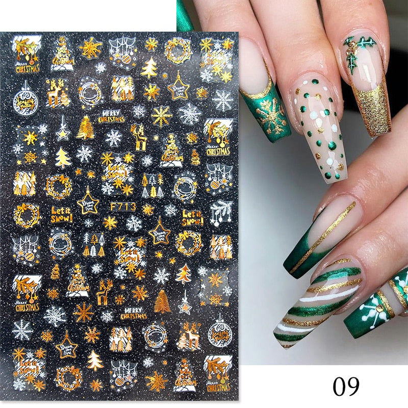 1PCS 3D Nagelzubehör, Maniküre-Nagelteile, Nageldekoration mit Liebes-Herz Aufkleber