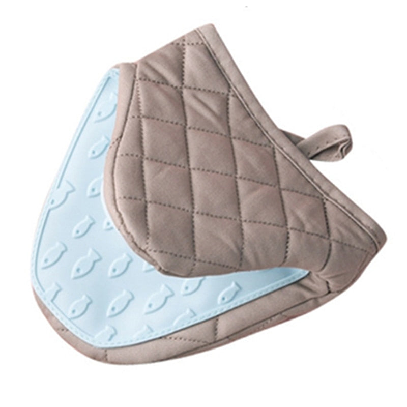 1PC Silikon Anti-verbrühungen Ofenhandschuhe, Topflappen für Küche aus Silikon
