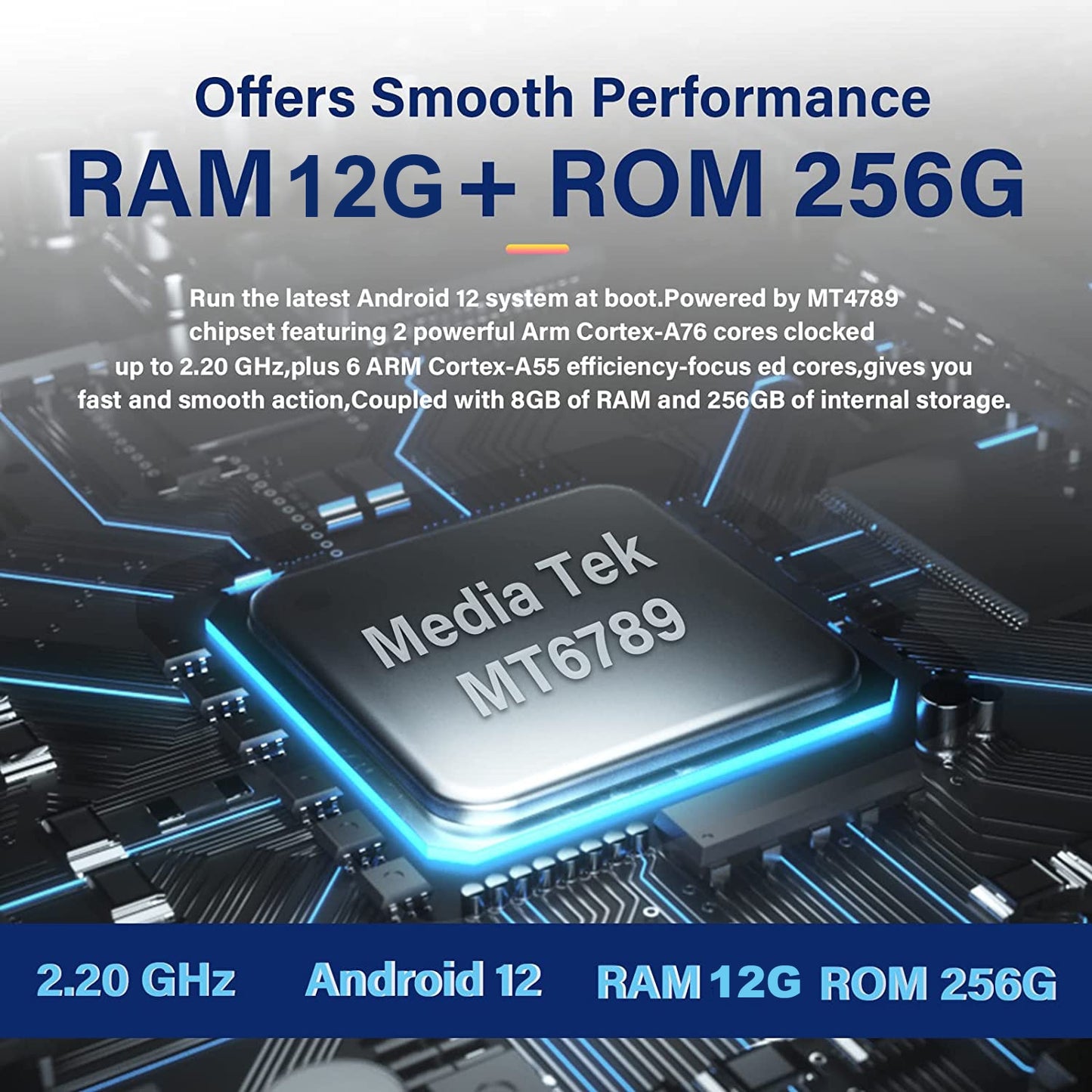 Unihertz TANK Robustes Nachtsicht-Smartphone, Handy, Handy, 22000 mAh, 8 GB, 256 GB, 108 M Kamera, 66 W PD, Helio G99