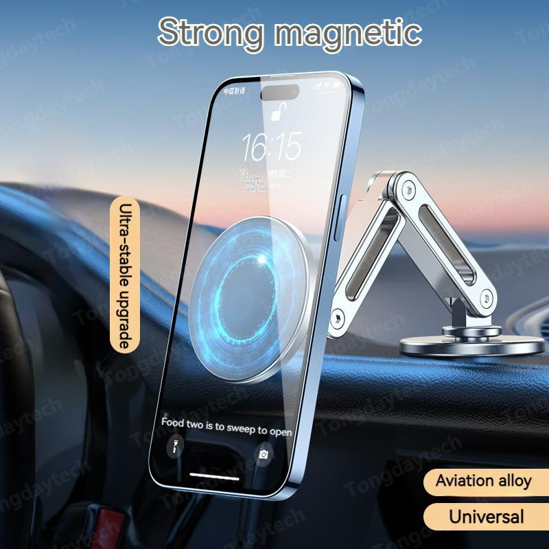 Magnetische Autotelefonhalterung mit 360° Rotation, faltbarer Telefonständer für iPhone 14, 13, 12, 11 Pro Max, Samsung S23, Xiaomi