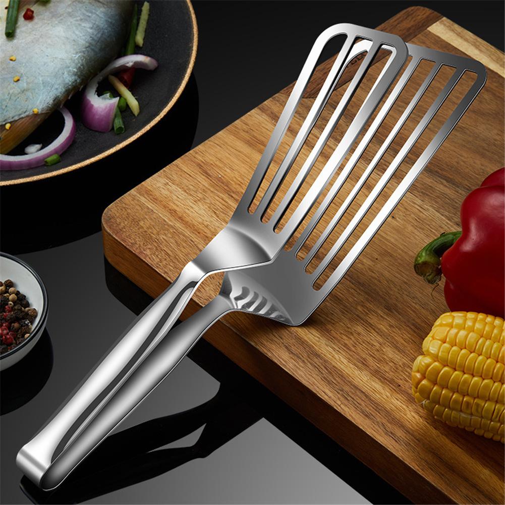 304 Edelstahl Hohlklemme Fischspatel, Clip Steakspatel für Buffets Bars Partys