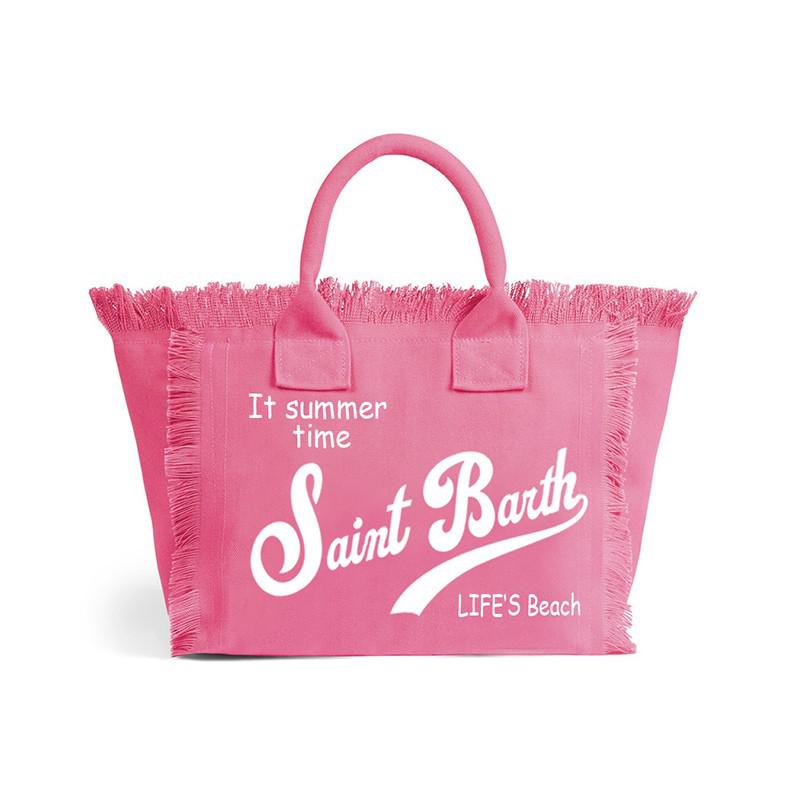 Saint Barth Gedruckte Damen Handtasche, Gedruckte Reisetasche Große Kapazität, Design Sommer Freizeit-Urlaub Quaste