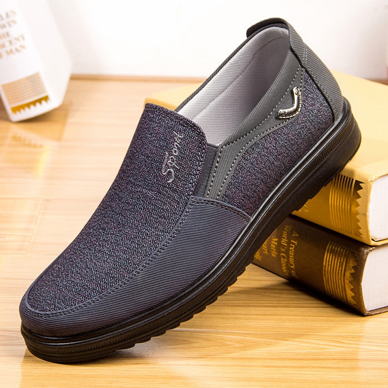 Herren Klassische Sommerschuhe, Atmungsaktive Flache Männer Schuhe Plus Größe