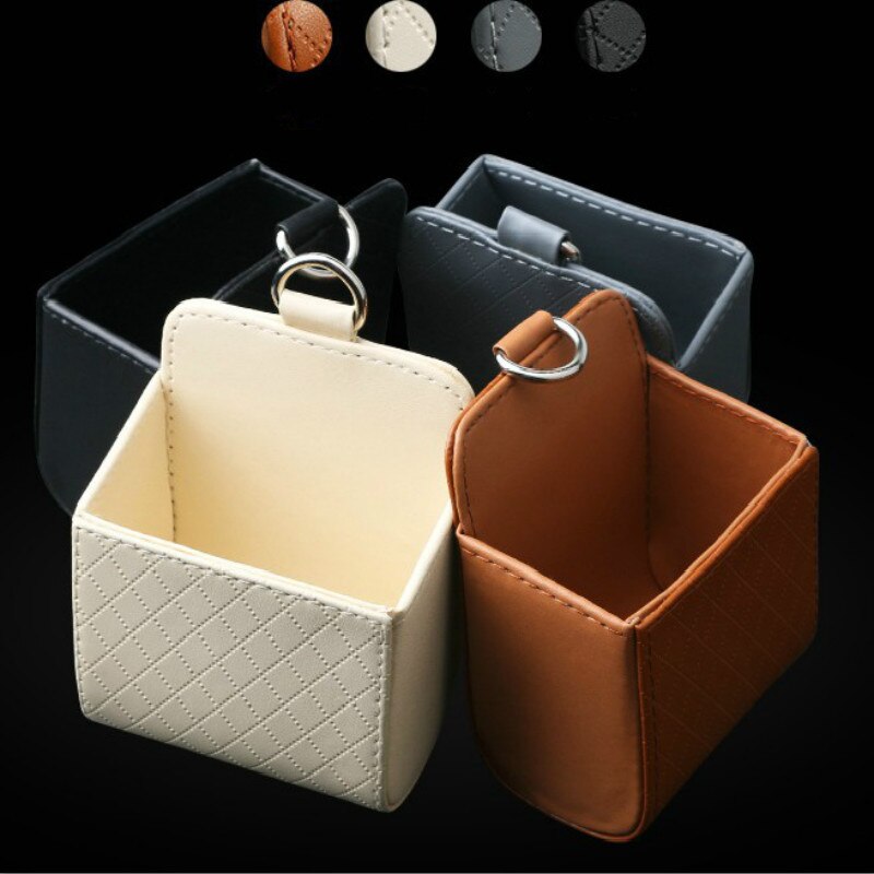 1pc Auto Lagerung Organizer Box, Tasche Air Vent Dashboard, Leder Telefonhalter für Auto
