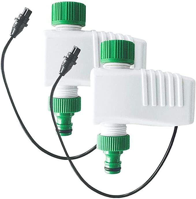 Aqualin Automatisches 4-Zonen-Bewässerungssystem, Bewässerungstimer, Gartenbewässerungs-Timer