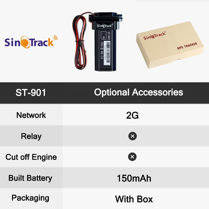 Mini-GPS-Tracker, wasserdicht, eingebaute Batterie, GSM, GPS-Tracker für Auto & Motorrad