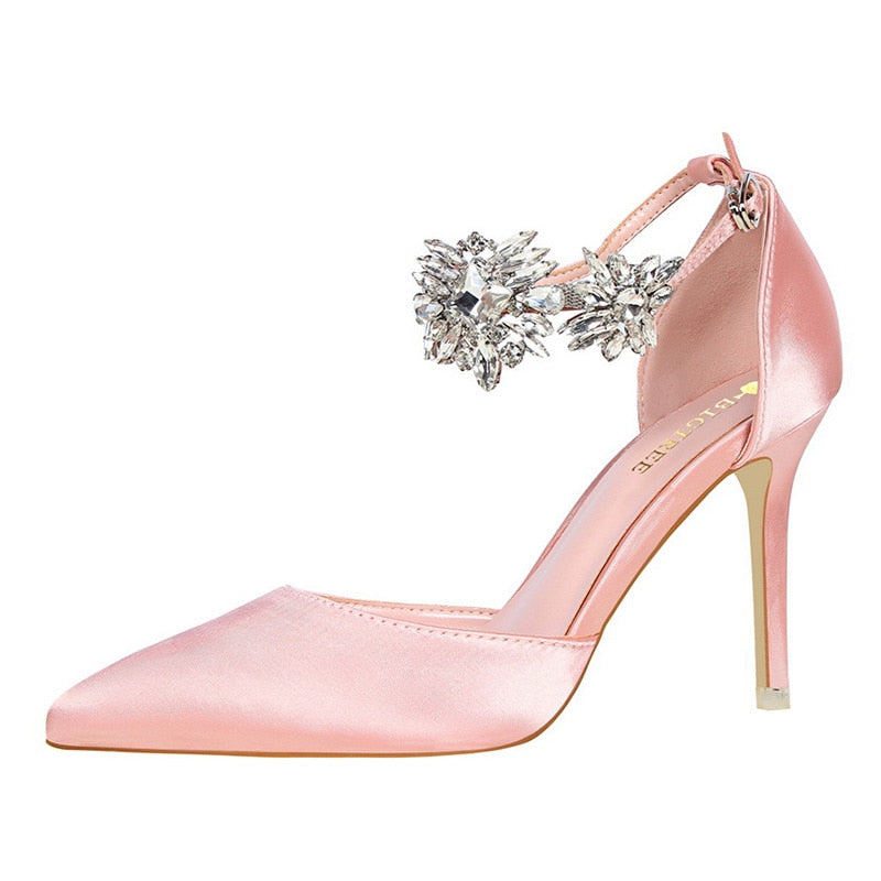BIGTREE Schuhe Damen High Heels, Hochzeitsschuhe Damen