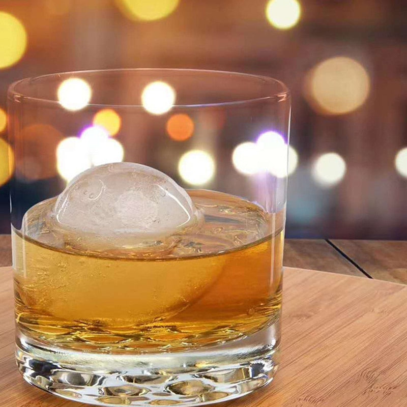 4-Zellen-Eiswürfelbereiter, Eiskugelformen für Whiskey-Cocktailbar, nützliche runde Kugel-Eismaschinen