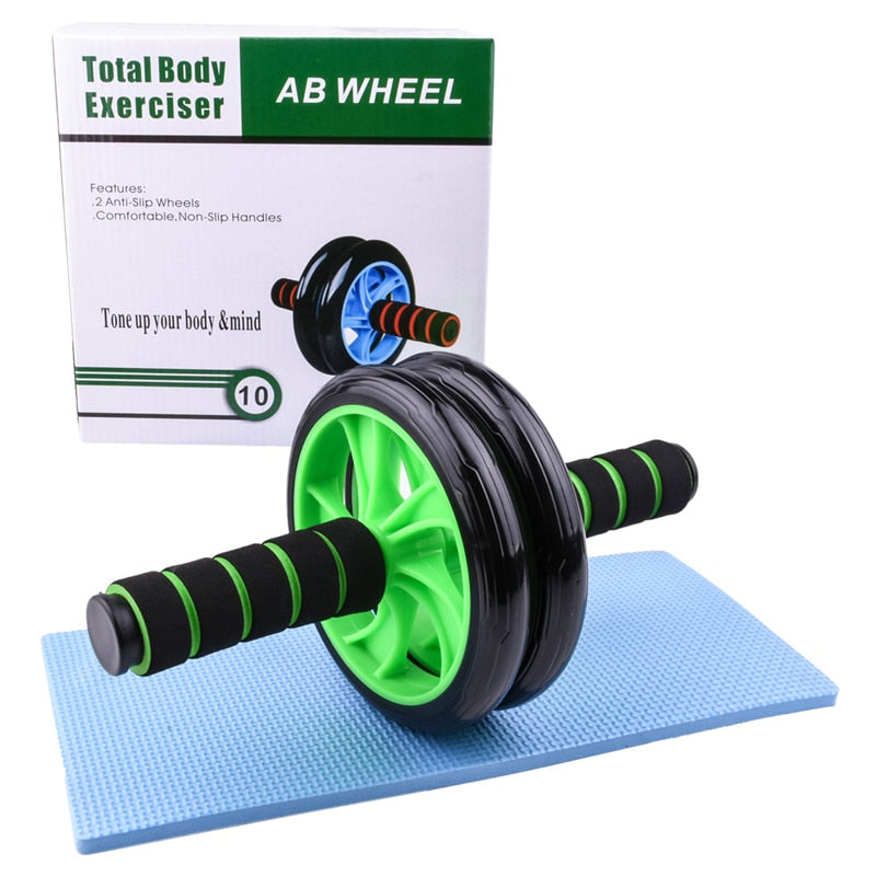 Bauchrad Ab Roller Set, Widerstandsbänder Push-Up-Ständer, Heimübung, Bodybuilding Muskeltraining