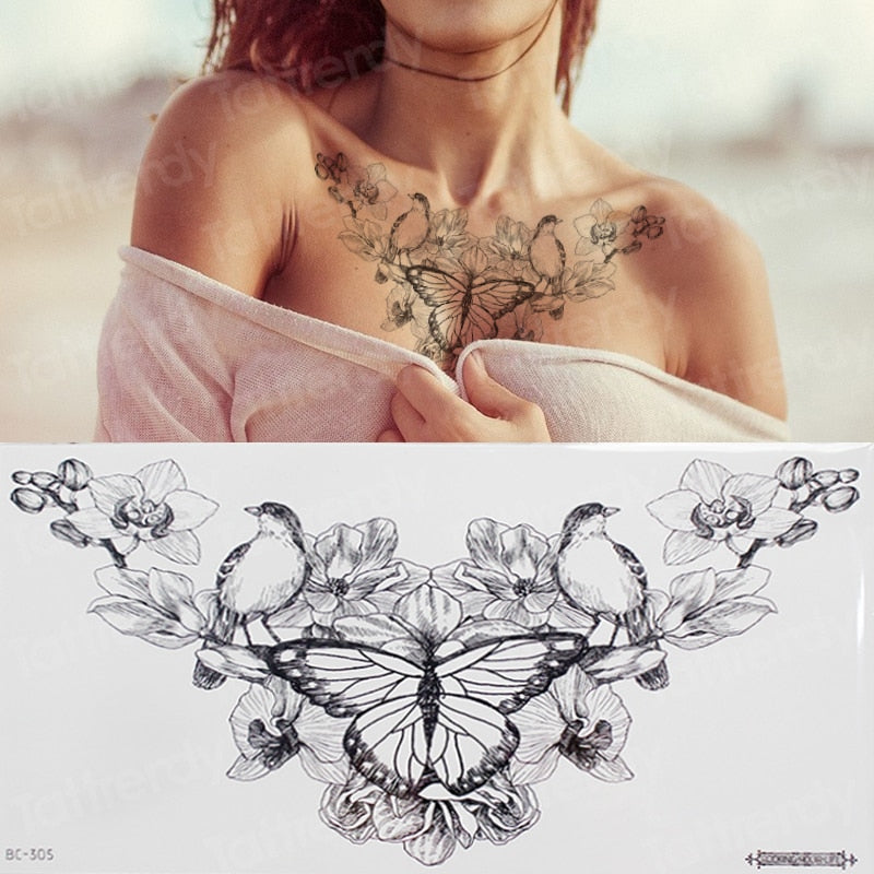 temporäre mode Tattoos-Schmuck, Körperaufkleber für Ägypten arabisch indische Sexy Tattoos-Muster
