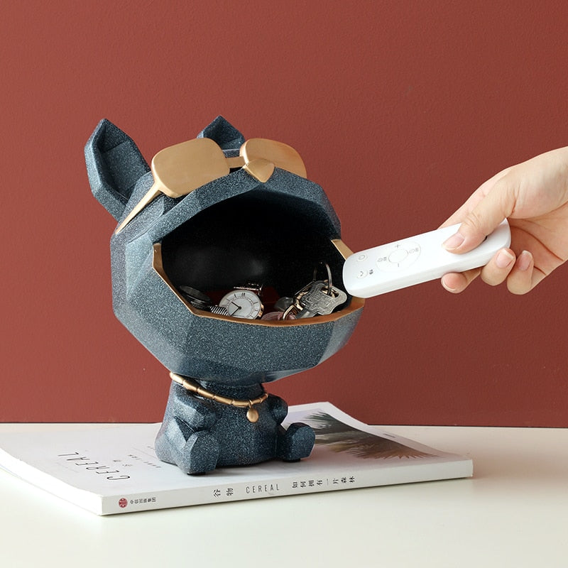 Coole Hundefigur Großmaul, Hund Aufbewahrungsbox Heimdekoration